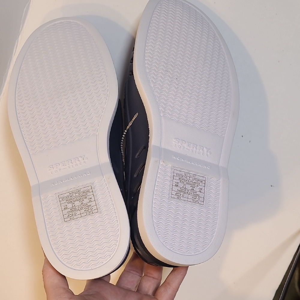 Sperry Navy Top-slider Float Boat Slip-On Shoes Size 8‎ - Picture 6 of 7